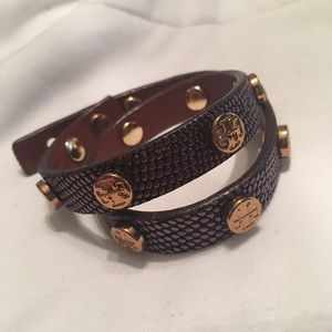 Tori Burch double wrap bracelet